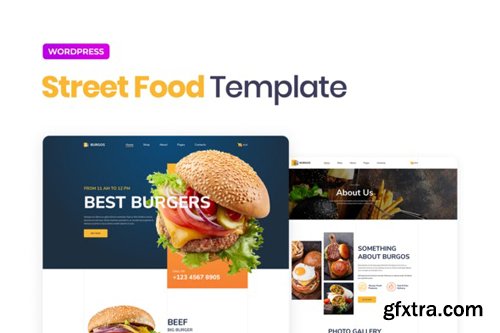 ThemeForest - Burgos v1.0 - Street Food Elementor Template Kit - 28585707