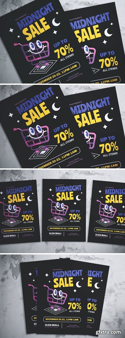 Midnight Sale Flyer