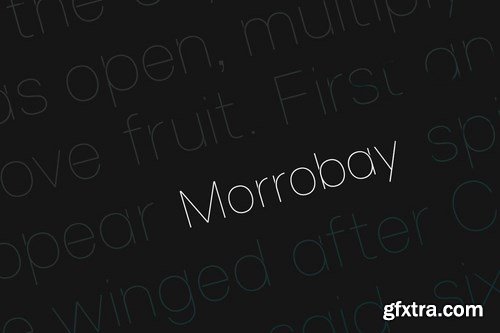 Morrobay Unique Typeface with Web-fonts