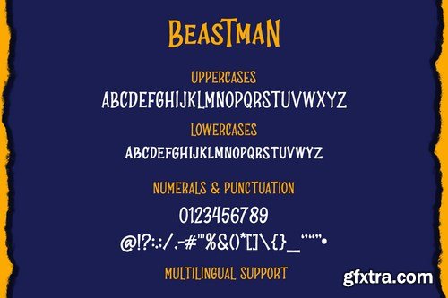 Beastman - Fantasy Horror Font