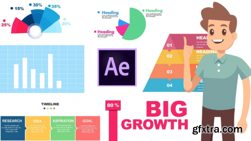 After effects masterclass : learn infographic animations