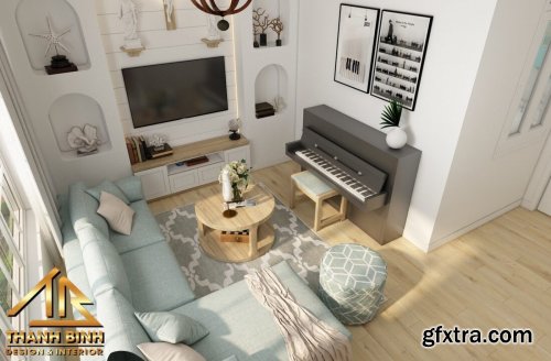 Interior Scene Livingroom By KhaiKhai