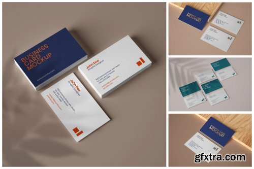 Elegant Business Card Mockup Set