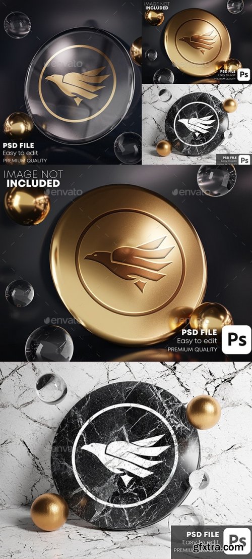 GraphicRiver - Medal Logo Mockup Pack 28404037