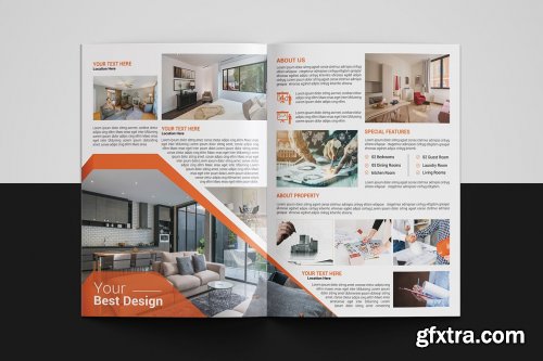 CreativeMarket - Real Estate Brochure Template 4894417