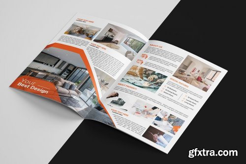 CreativeMarket - Real Estate Brochure Template 4894417