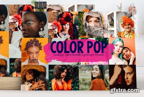 CreativeMarket - Color Pop Lightroom Presets 5199222