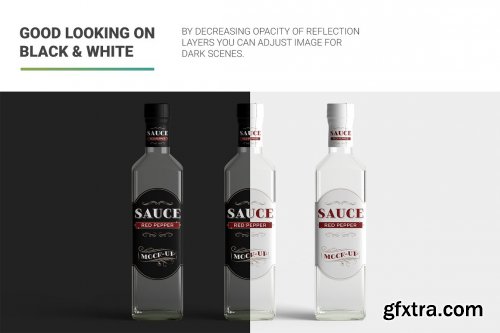 CreativeMarket - Sauce Bottle Mockup 4834491