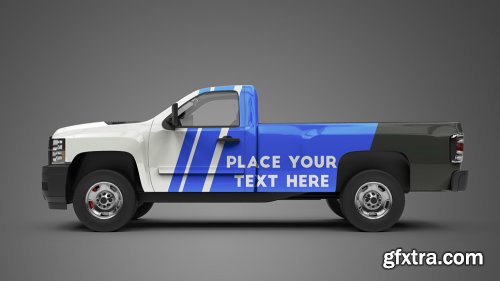 Mockup of a truck car