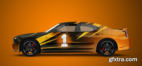 Sport car Mockup