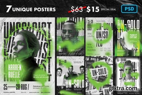 CreativeMarket - Artist Event Poster Templates 4957410