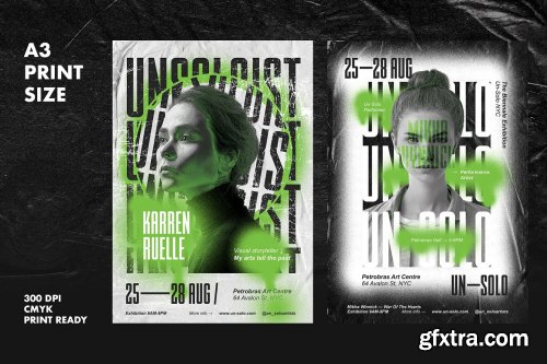 CreativeMarket - Artist Event Poster Templates 4957410