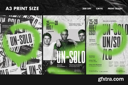 CreativeMarket - Artist Event Poster Templates 4957410