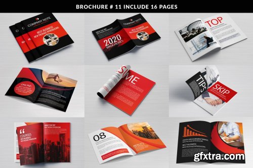 CreativeMarket - Business Bifold Bundle 20 Template 5207635