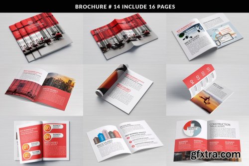 CreativeMarket - Business Bifold Bundle 20 Template 5207635