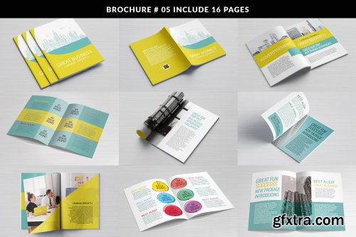 CreativeMarket - Business Bifold Bundle 20 Template 5207635