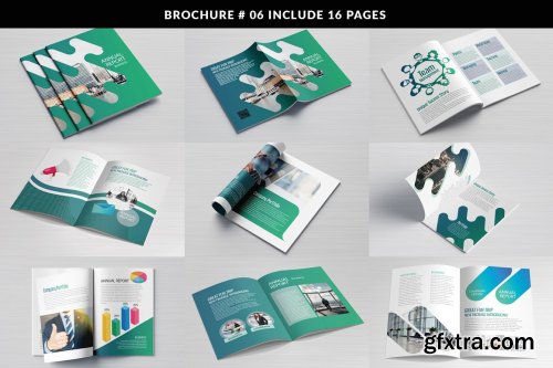 CreativeMarket - Business Bifold Bundle 20 Template 5207635