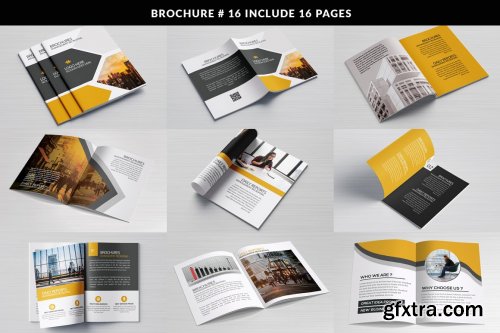 CreativeMarket - Business Bifold Bundle 20 Template 5207635