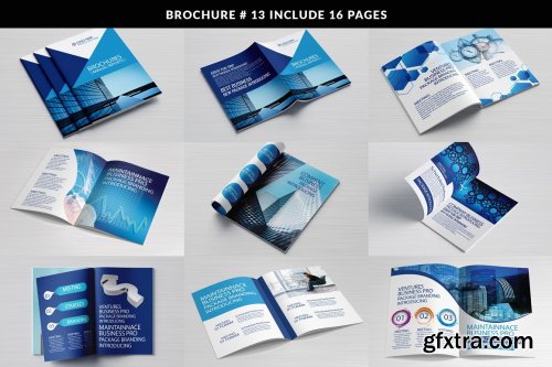 CreativeMarket - Business Bifold Bundle 20 Template 5207635