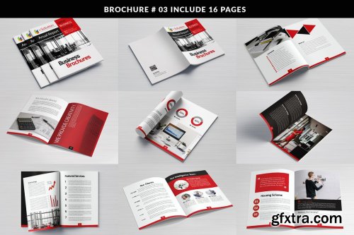 CreativeMarket - Business Bifold Bundle 20 Template 5207635