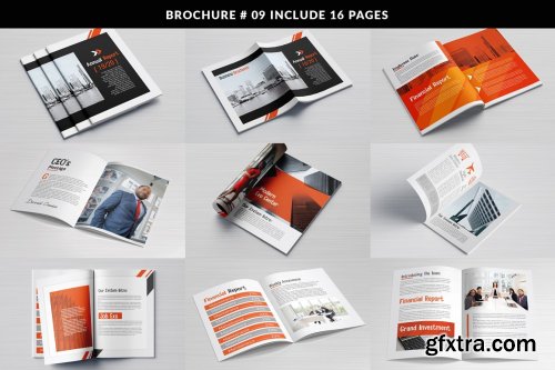 CreativeMarket - Business Bifold Bundle 20 Template 5207635