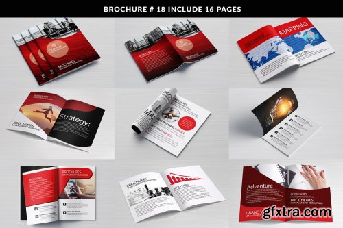 CreativeMarket - Business Bifold Bundle 20 Template 5207635