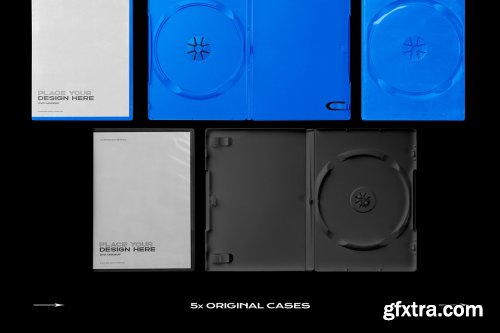 CreativeMarket - DVD Case Mockup Template Bundle Disc 5320311