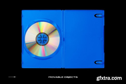 CreativeMarket - DVD Case Mockup Template Bundle Disc 5320311