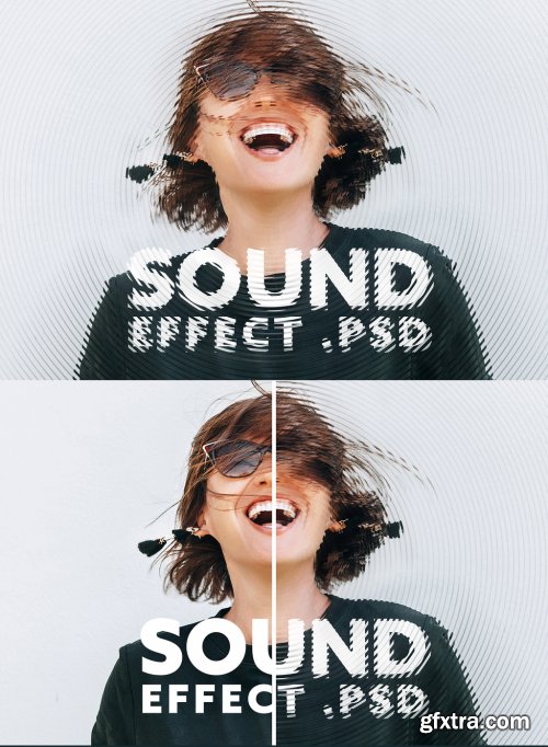 Sound Waves Effect Mockup 373579434