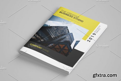 CreativeMarket - Business Bifold Brochure V976 4432613