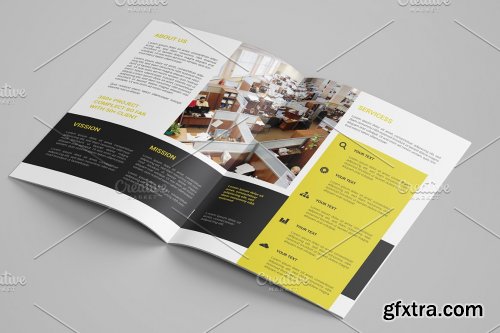 CreativeMarket - Business Bifold Brochure V976 4432613