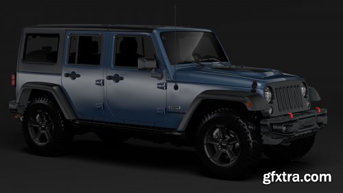 Jeep Wrangler Unlimited Rubicon Recon JK 2017 3D model