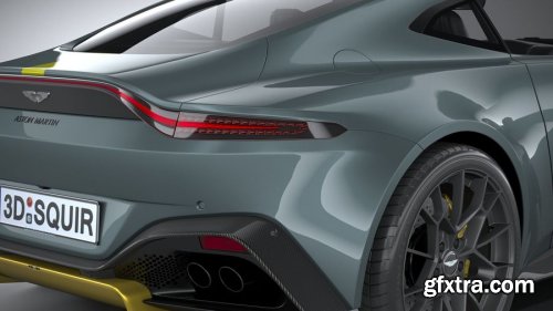 Aston Martin Vantage AMR 2020 3D Model