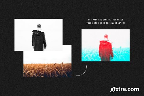 CreativeMarket - Double Color Exposure Photo Effect 5397406