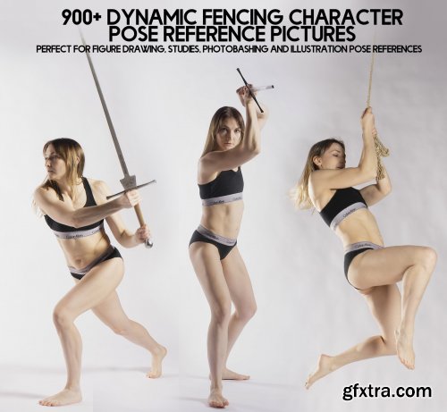 Artstation – 900+ Dynamic Fencing Character Pose Reference pictures