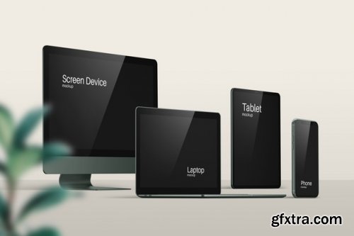 Modern devices mockup