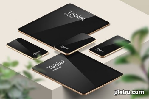 Modern devices mockup