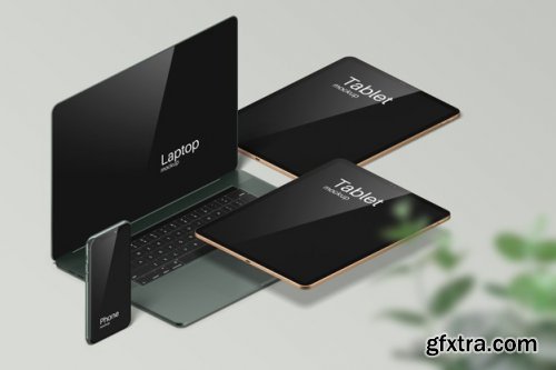 Modern devices mockup