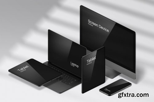 Modern devices mockup