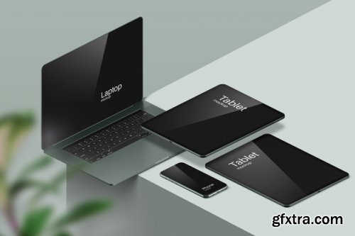 Modern devices mockup