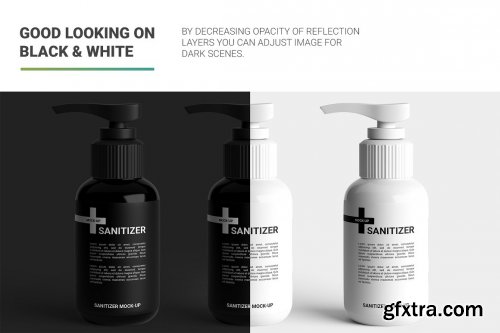 CreativeMarket - Sanitizer Bottle Mockup 4794885