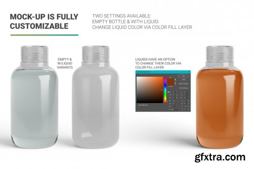 CreativeMarket - Sanitizer Bottle Mockup 4794885