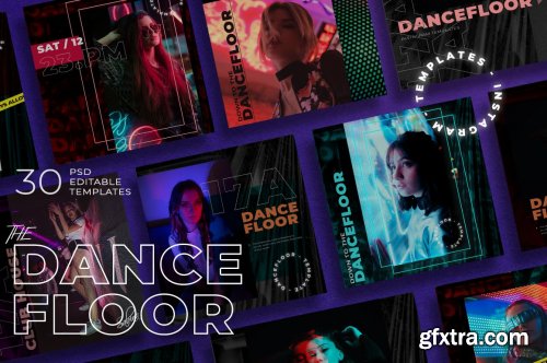 CreativeMarket - Dance Floor - Instagram Template 5111033