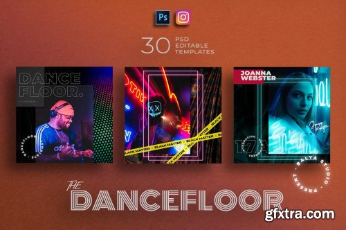 CreativeMarket - Dance Floor - Instagram Template 5111033