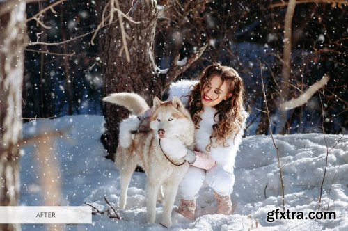 CreativeMarket - Snow Photo Overlays 4942645