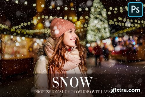 CreativeMarket - Snow Photo Overlays 4942645