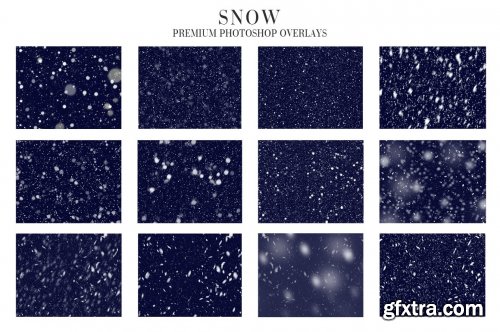 CreativeMarket - Snow Photo Overlays 4942645