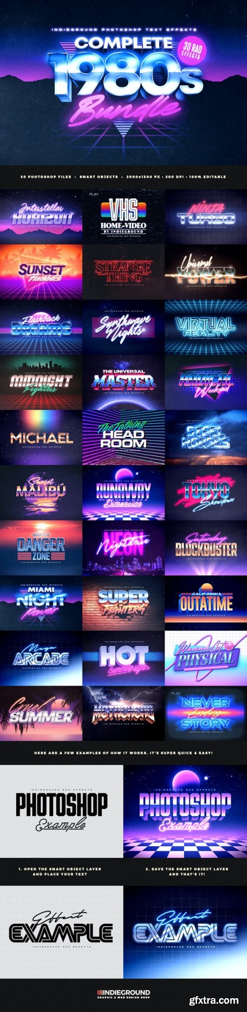 GraphicRiver - 80s Text Effects Complete Bundle 28703930