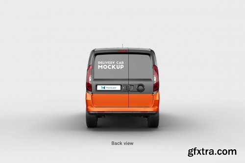 CreativeMarket - Delivery Car Mockup 3 4876078