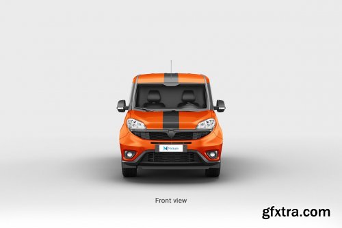 CreativeMarket - Delivery Car Mockup 3 4876078